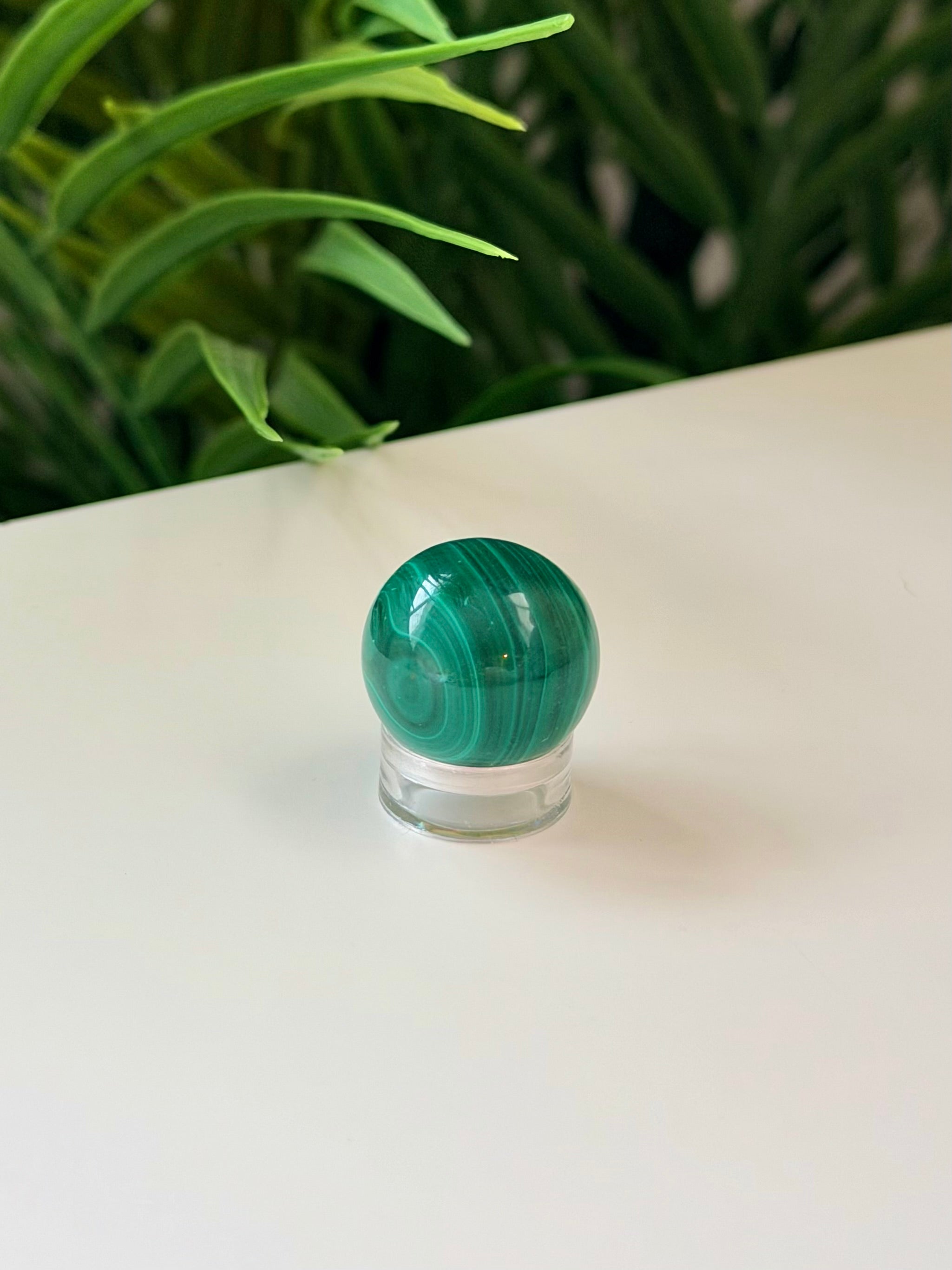 Mini Malachite Sphere