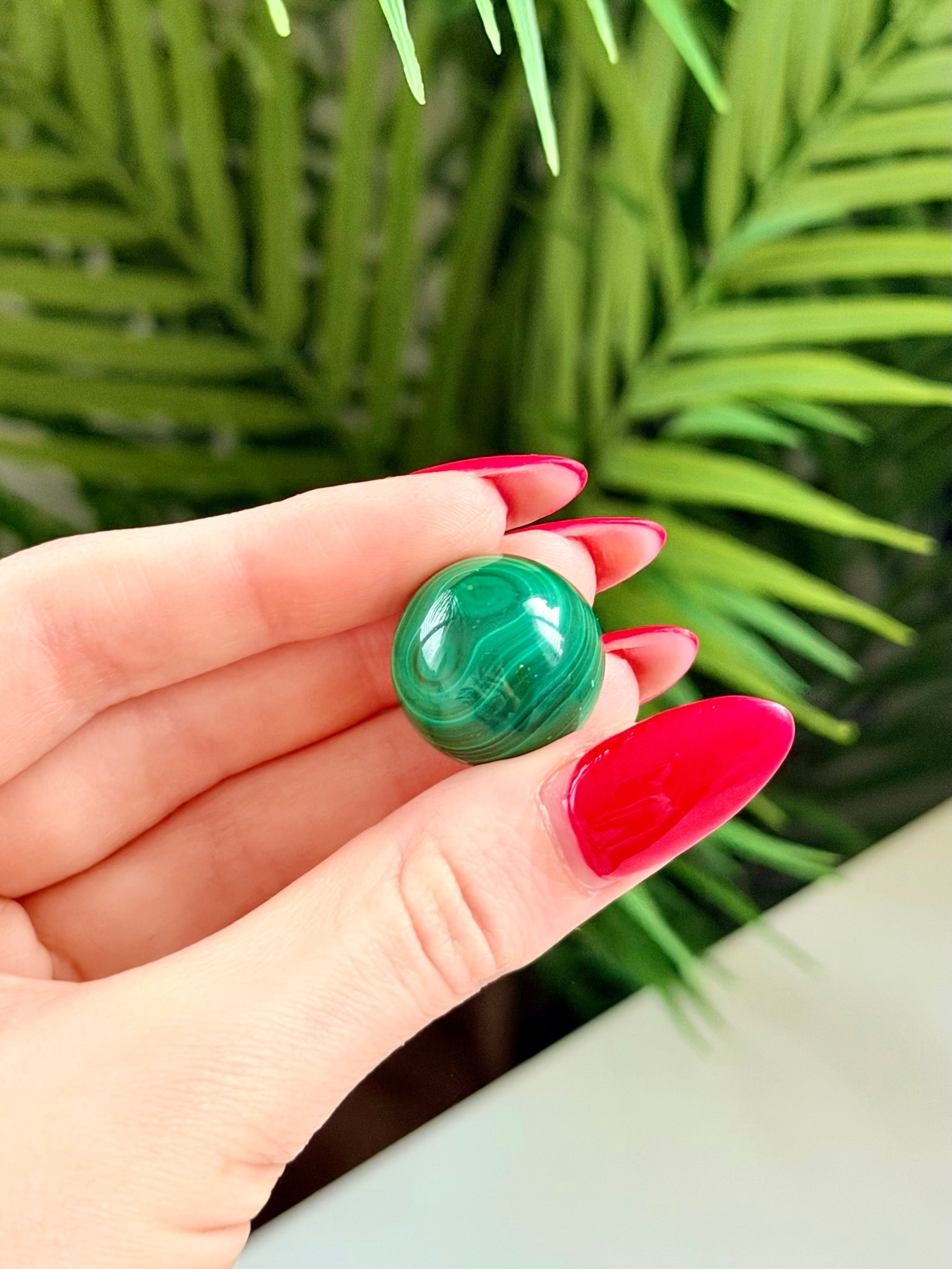 Mini Malachite Sphere
