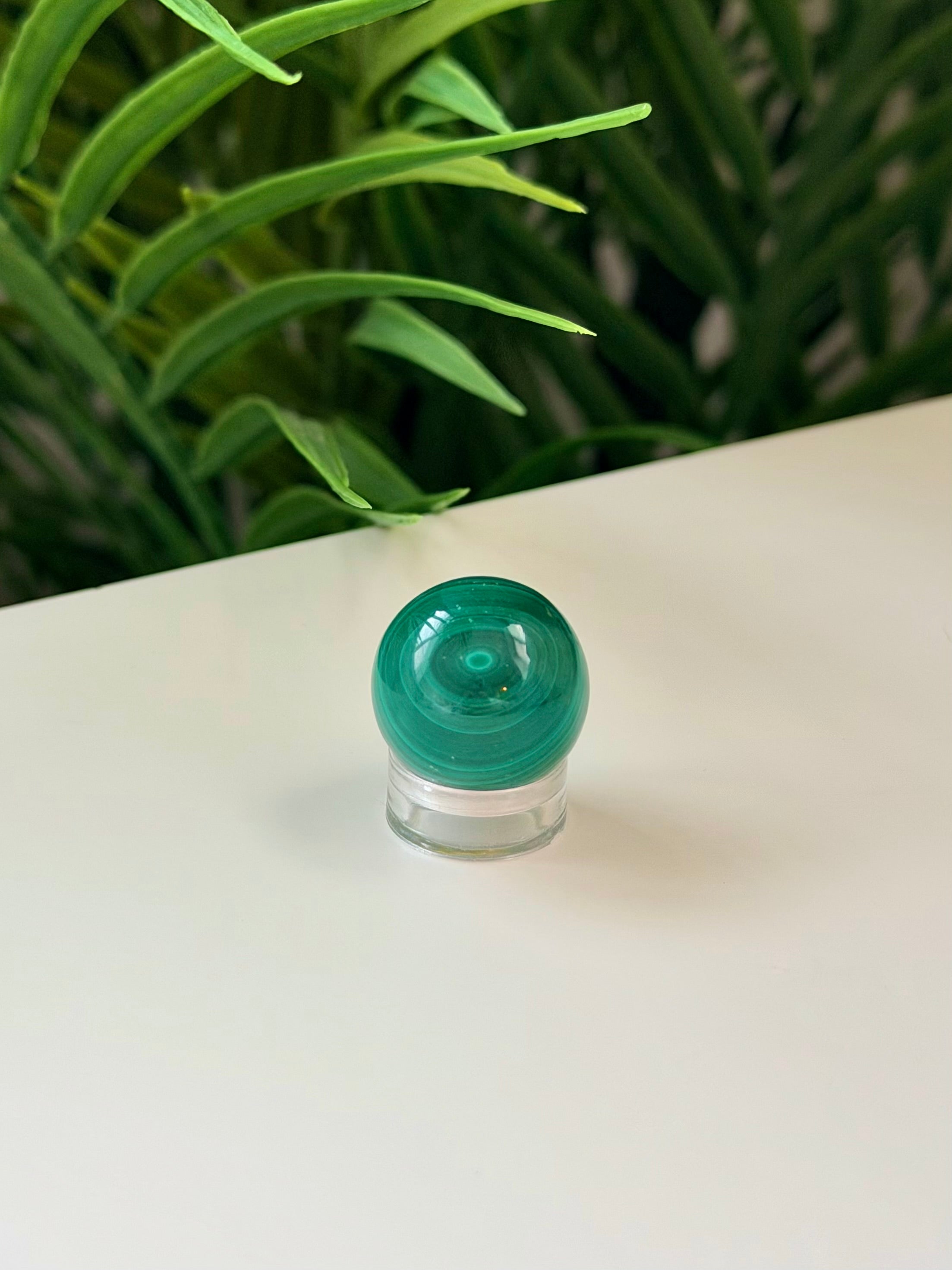Mini Malachite Sphere